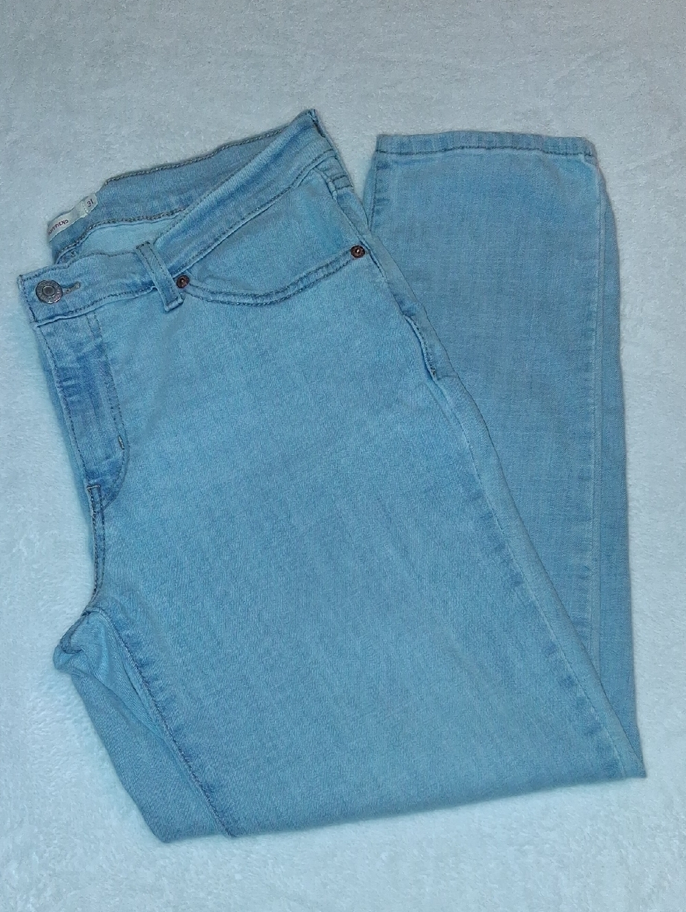 Light Blue Women’s Jeans - Classic Straight Fit